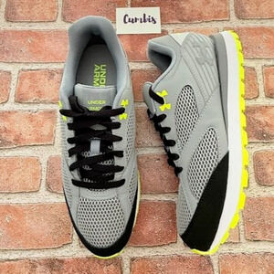 Under Armour Men's Jogger Men's‎ Size 10 Athletic Sneakers Grey/Black/Green New